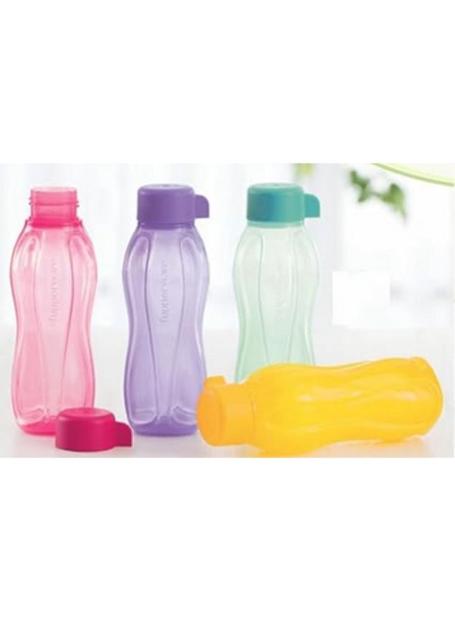 Tupperware Original Aquasafe Water Bottle 310 ML multicolour 4 Pcs. - Image 2
